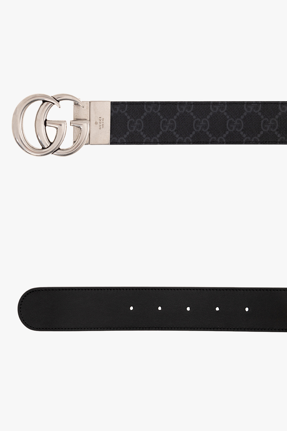 Gucci black reversible on sale belt